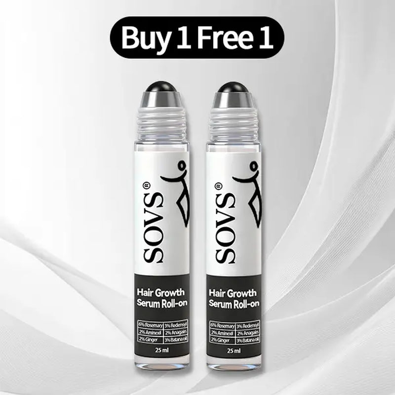 Rosemary Hair Growth Serum Roll on 25 Ml – 3% Rosemary, 3% Redensy, 2% Anagain , Scalp Serum, Boosts Oxygen Flow, Reduces Hair Fall