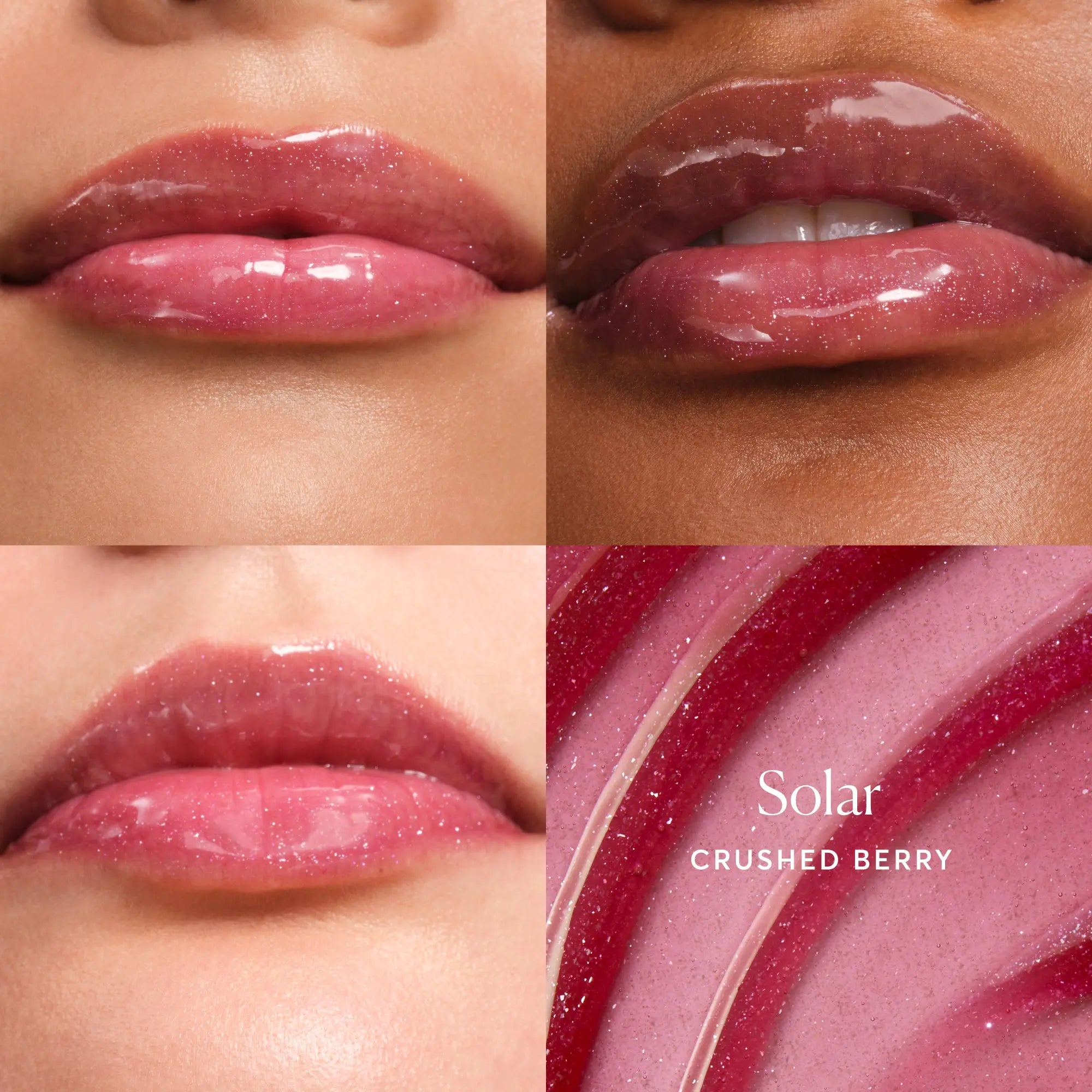 Naturium the Infinite Glow Set, Phyto-Glow Lip Balm Shimmer Comet, Supernova, Solar