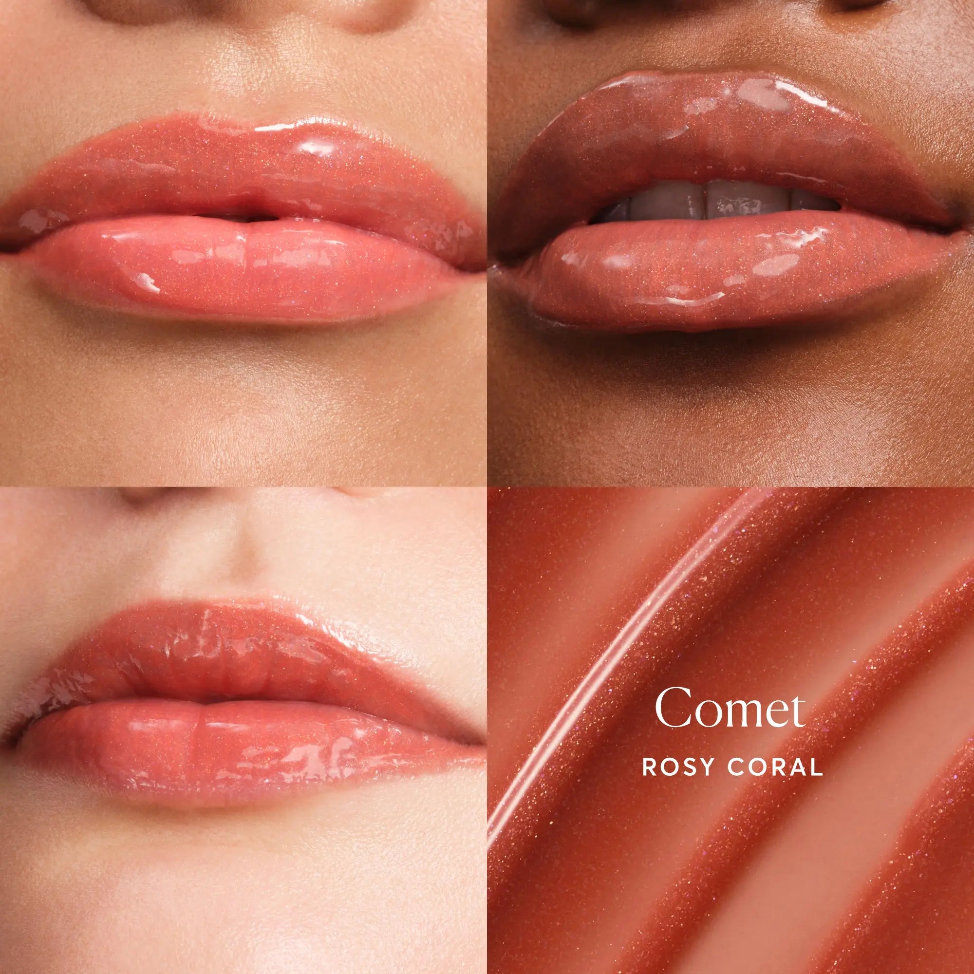 Naturium the Infinite Glow Set, Phyto-Glow Lip Balm Shimmer Comet, Supernova, Solar