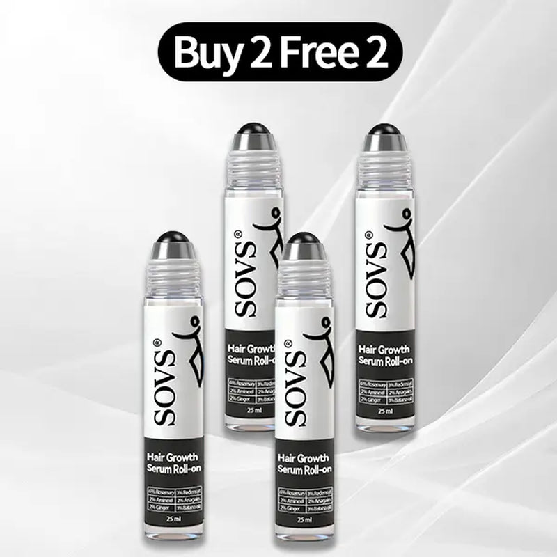 Rosemary Hair Growth Serum Roll on 25 Ml – 3% Rosemary, 3% Redensy, 2% Anagain , Scalp Serum, Boosts Oxygen Flow, Reduces Hair Fall