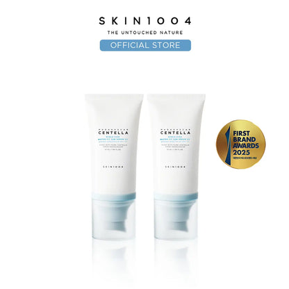 [SKIN1004 Official Shop] Hyalu-Cica Water-Fit Sun Serum UV 50Ml (OTC) - Lightweight Sunscreen for Daily Use, Korean Sunscreen, Watery and Creamy Texture, Sunscreen for Sensitive Skin