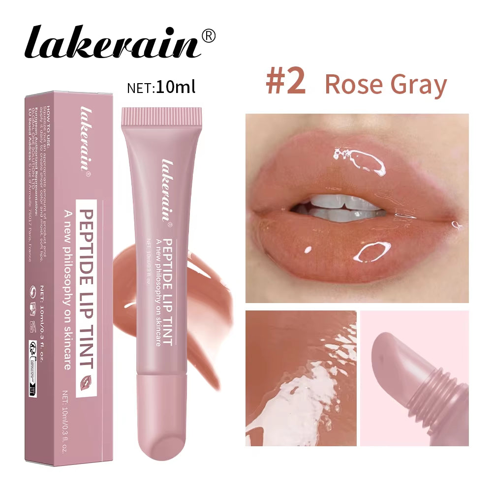 10Ml Mirror Lip Glaze Moisturizes Jelly Lip Enrichment Oil Lasting Water Light Glass Lip Oil Remove Line Lip Protection Serum