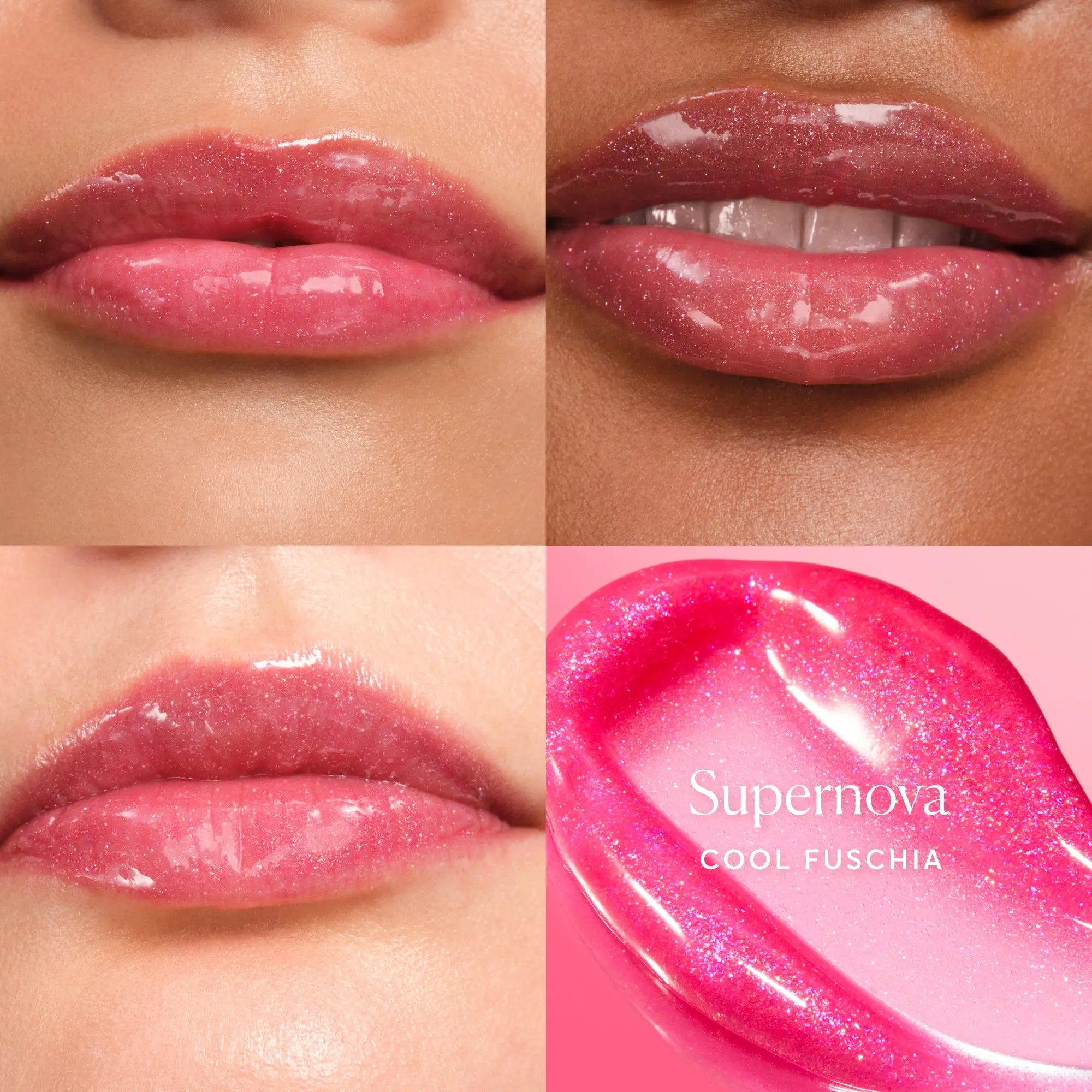 Naturium the Infinite Glow Set, Phyto-Glow Lip Balm Shimmer Comet, Supernova, Solar